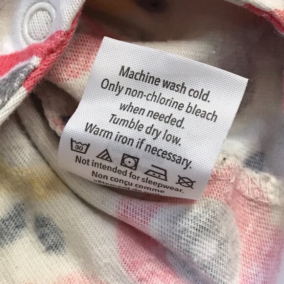 Gymboree Knit One Piece Outfit Baby Size 12-18M Multicolor Floral Print Cotton - Picture 9 of 10